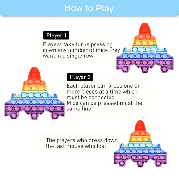 Pop It Fighter Jet Toy - Picture 3 of 4